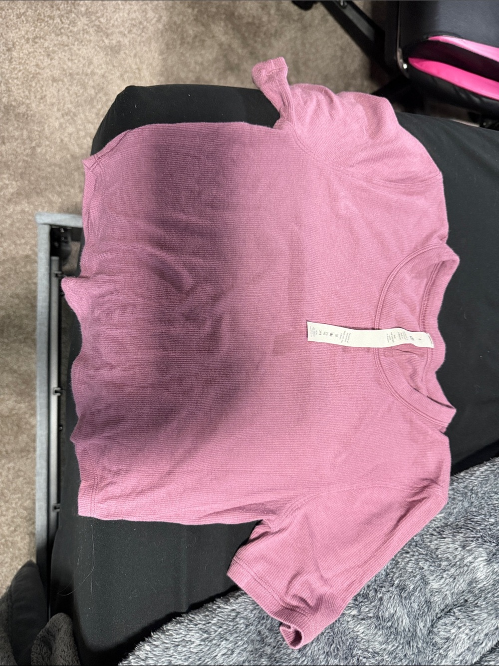 lululemon athletica Short Sleeve Ribbed Tee - Mauve